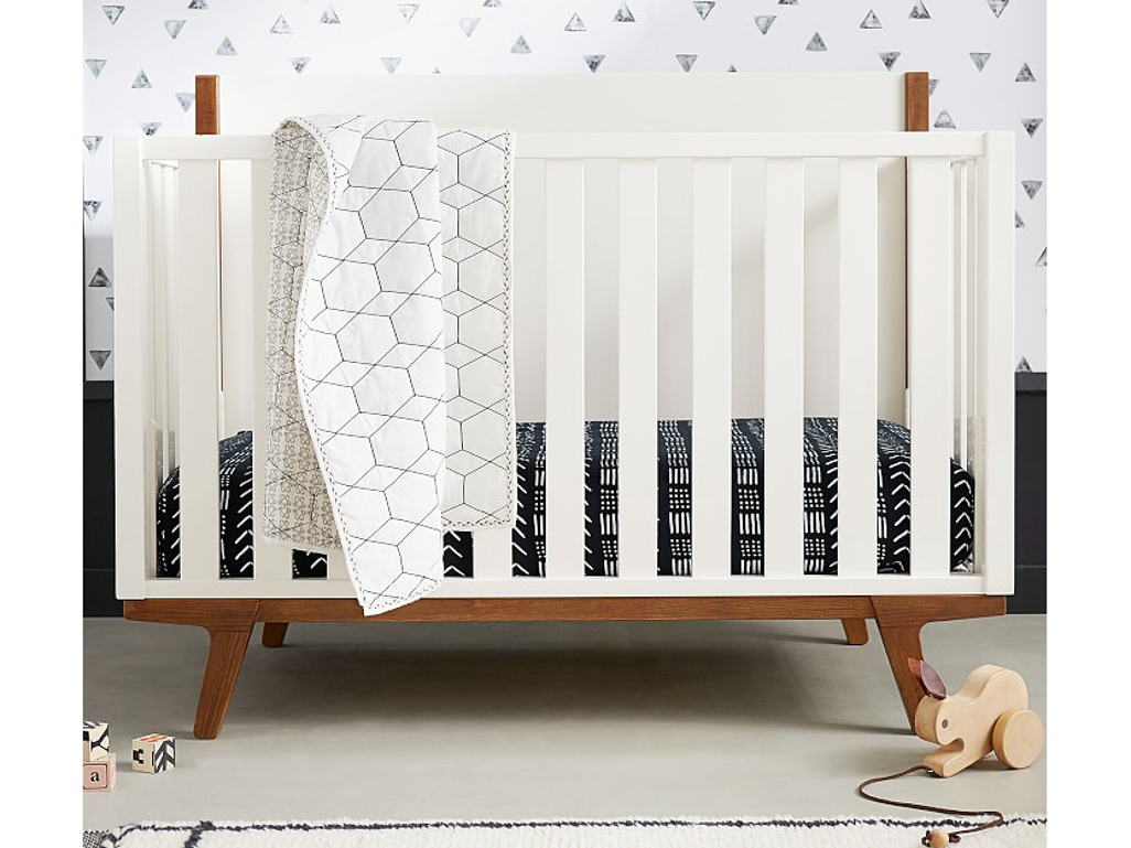 Best luxury crib –west elm x pbk Modern 4-in-1 Convertible Crib