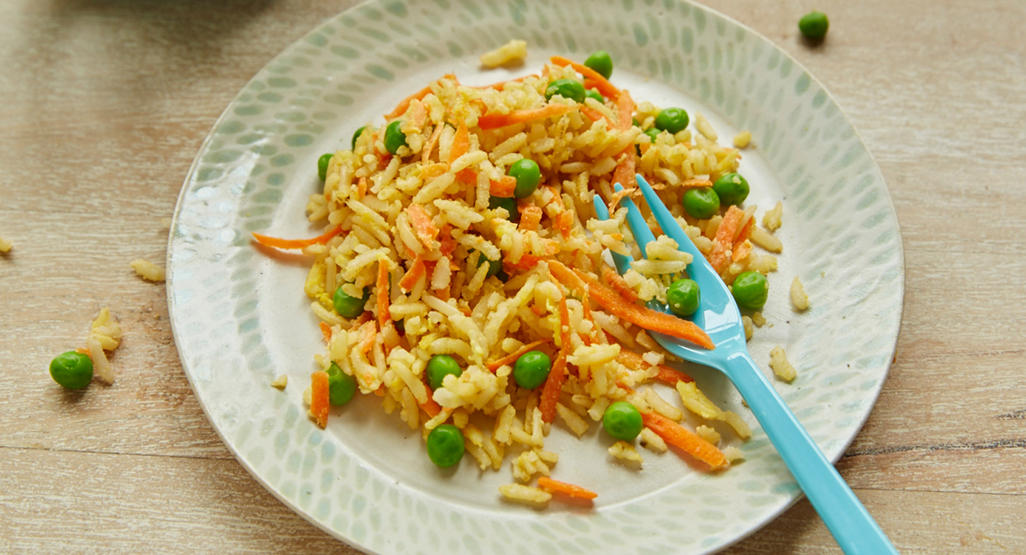 rice with peas and carrots