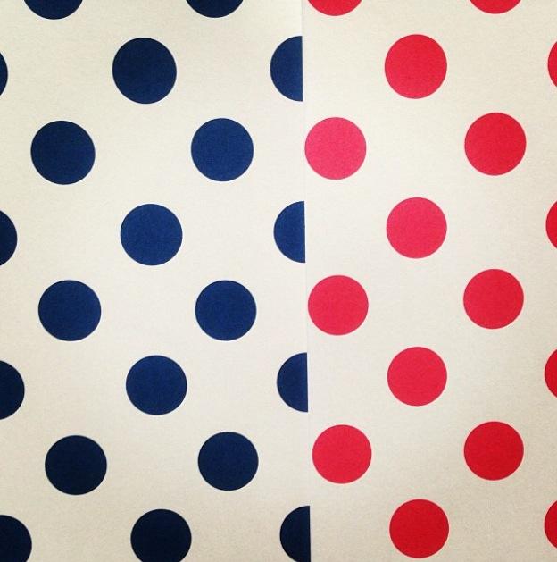 colorful dots on a white background