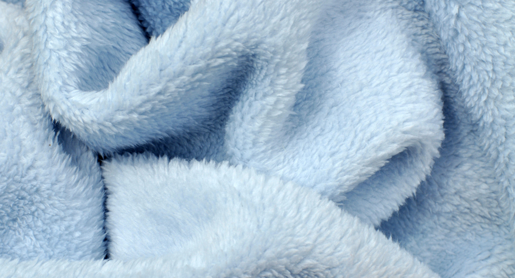 Baby blue blanket